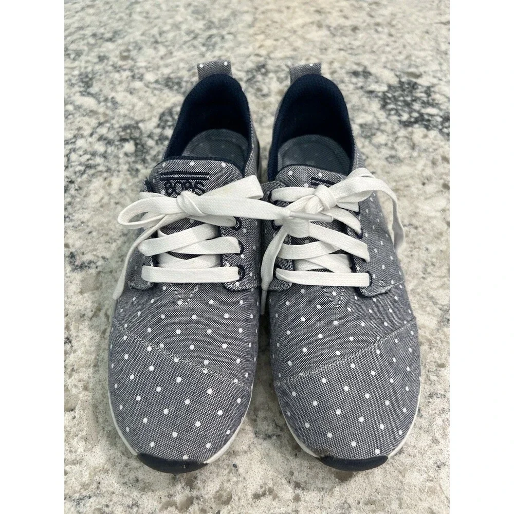 SKECHERS Bobs Phresh Phresh Flowers Womens Size 6.5 Navy Alpargata Sneakers - Picture 2 of 8